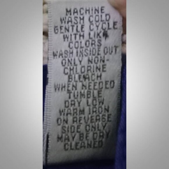 Chico's blue utility jacket coat women's size 4 (Chico's size 0) - Picture 5 of 5